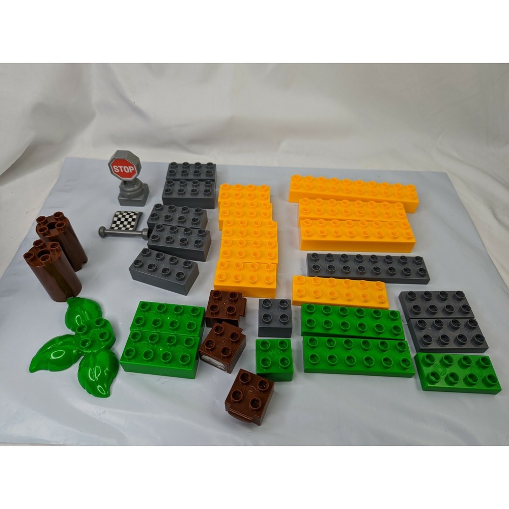 Mega Bloks Replacement‎ Blocks Green Yellow Gray Green